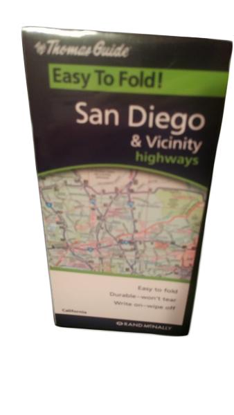 San Diego Fold Up Map (SKU 000100)