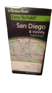 San Diego Fold Up Map (SKU 000100)