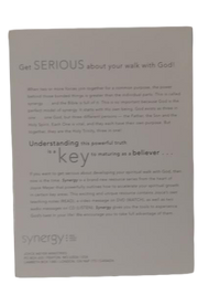 Synergy  Joyce Meyer (SKU 000000-4-15)