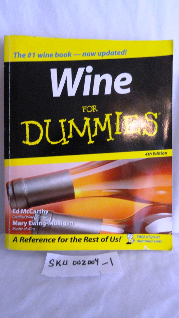 Wine For Dummies SKU (002004-1)