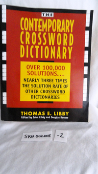 The Contemporary Crossword Dictionary SKU (002005-2)