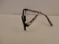 Readers Black Frames Leopard Print Arms SKU 100-16