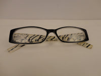 Readers Black Zebra Print NWOT SKU 125-20