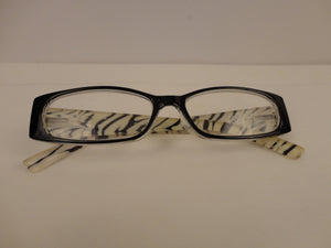 Readers Black Zebra Print NWOT SKU 125-20