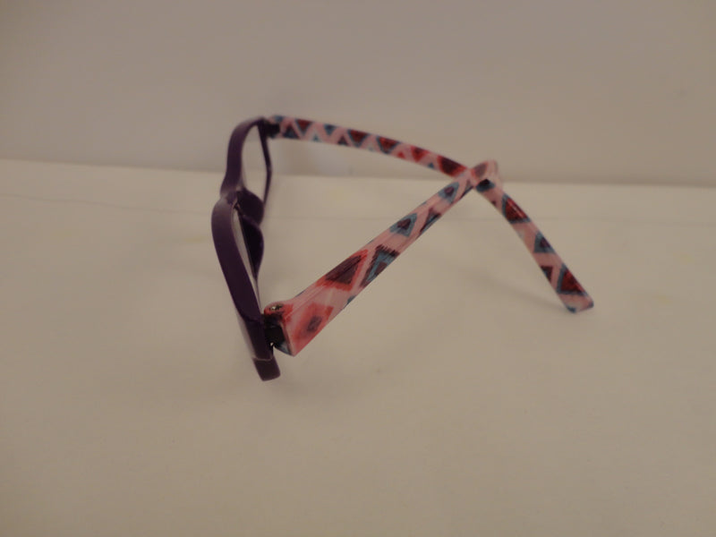 Readers Purple Frames Multi-colored Arms SKU 175-22