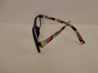 Readers Black Frames Multi-Colored Arms SKU 175-25