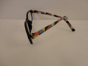 Readers Black Frames Multi-Colored Arms SKU 200-24