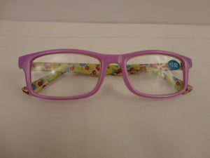 Readers Lilac with Floral Print Arms SKU 200-25