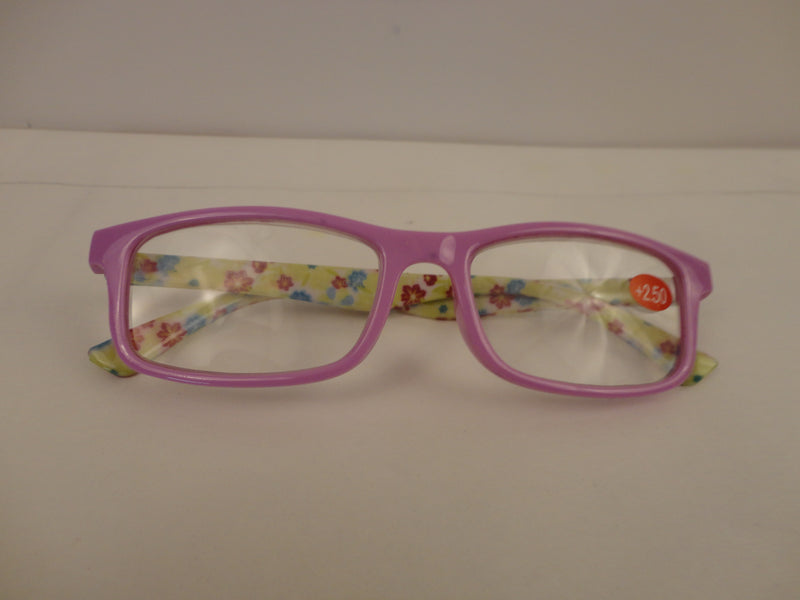 Readers Lilac with Floral Print Arms SKU 250-20