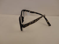 Readers Black Frames Cheetah Print Arms SKU 250-22