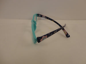 Readers Light Mint Green Frames Floral Arms SKU 275-13