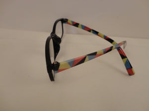 Readers Black Frames Multi-Colored Arms SKU 275-17