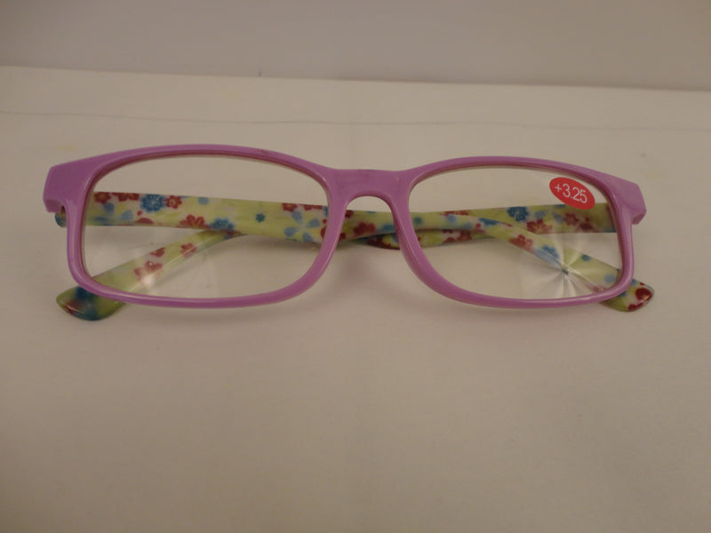 Readers Lilac with Floral Print Arms SKU 325-13