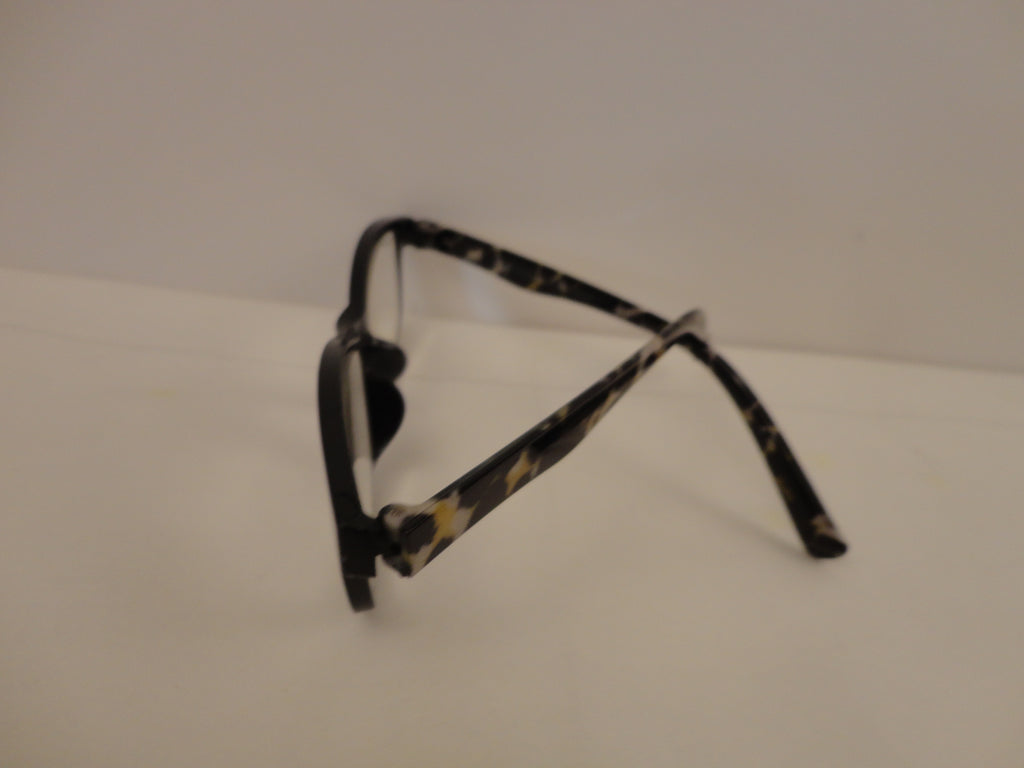 Readers Black Frames Cheetah Print Arms SKU 325-18