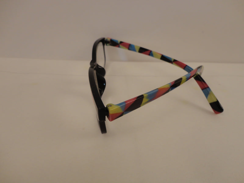 Readers Black Frames Multi-Colored Arms SKU 325-22