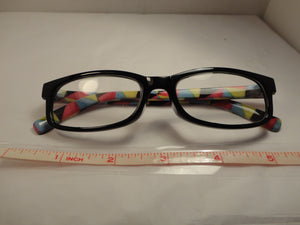 Readers Black Frames Multi-Colored Arms SKU 175-25