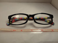 Readers Black Frames Multi-Colored Arms SKU 200-24