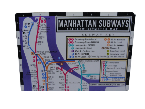 Manhattan Buses/Subway Guide (SKU 000100)