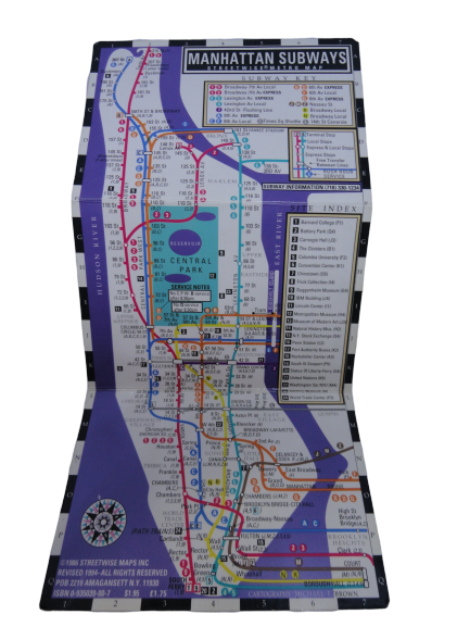 Manhattan Buses/Subway Guide (SKU 000100)