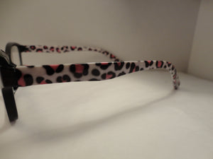 Readers Black Frames Leopard Print Arms SKU 175-20