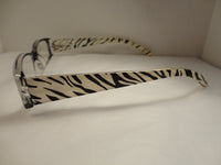 Readers Black Zebra Print NWOT SKU 125-20