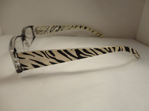 Readers Black Zebra Print NWOT SKU 125-20