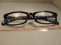 Readers Black Frames White Flower Arms SKU 200-31