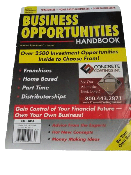 BOOK - Business Opportunities Handbook (SKU 000175)