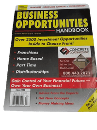 BOOK - Business Opportunities Handbook (SKU 000175)