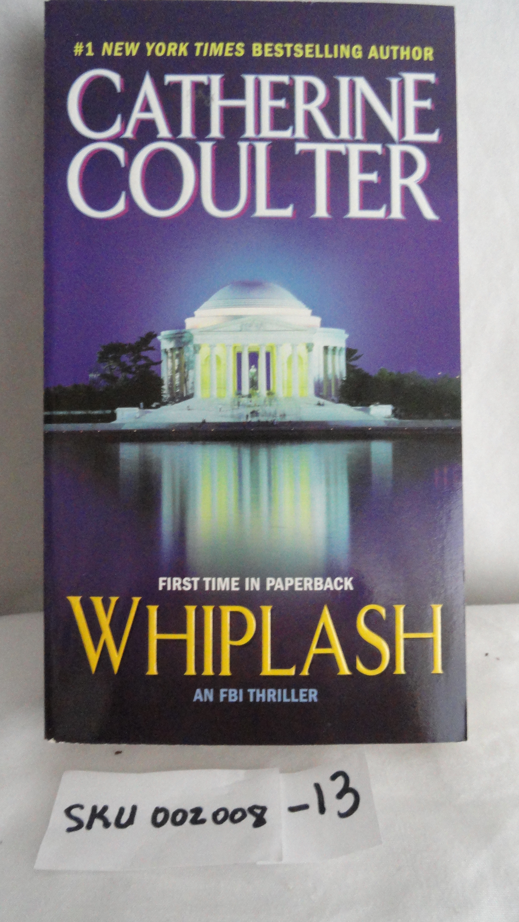 Book Whiplash An FBI Thriller Catherine Coulter SKU 002008-13