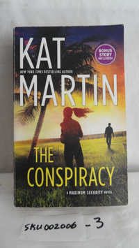 Book The Conspiracy A Maximum Security Novel SKU 002006-3