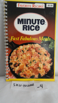 Book Favorite Recipes Minute Rice SKU 002002-4