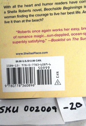 Beachside Beginnings: A Moonlight Harbor Novel SKU (002009-20)