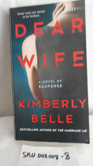 Book Dear Wife A Novel of Suspense Kimberly Belle SKU 002008-8