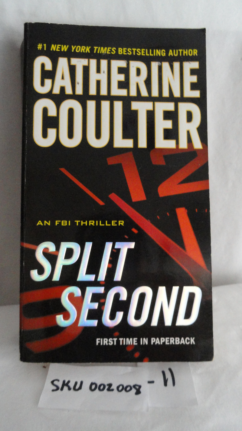 Book Split Second An FBI Thriller Catherine Coulter SKU 002008-11